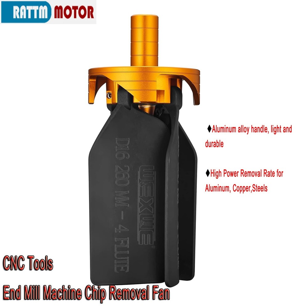 D16 CNC Machine Chip Removal Fan Scrap Sweeper Automatic Cleaning Tool for Route
