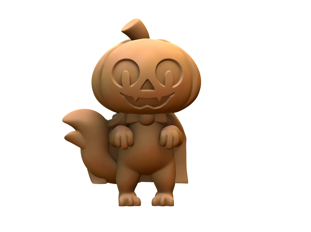 Capsule Chibi - Cat-O-Lantern