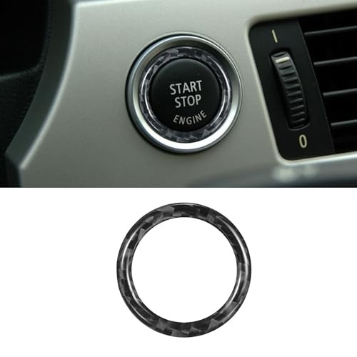 Car Engine Start Stop Button Ring Cover Compatible with BMW 3 Series E90 328i
