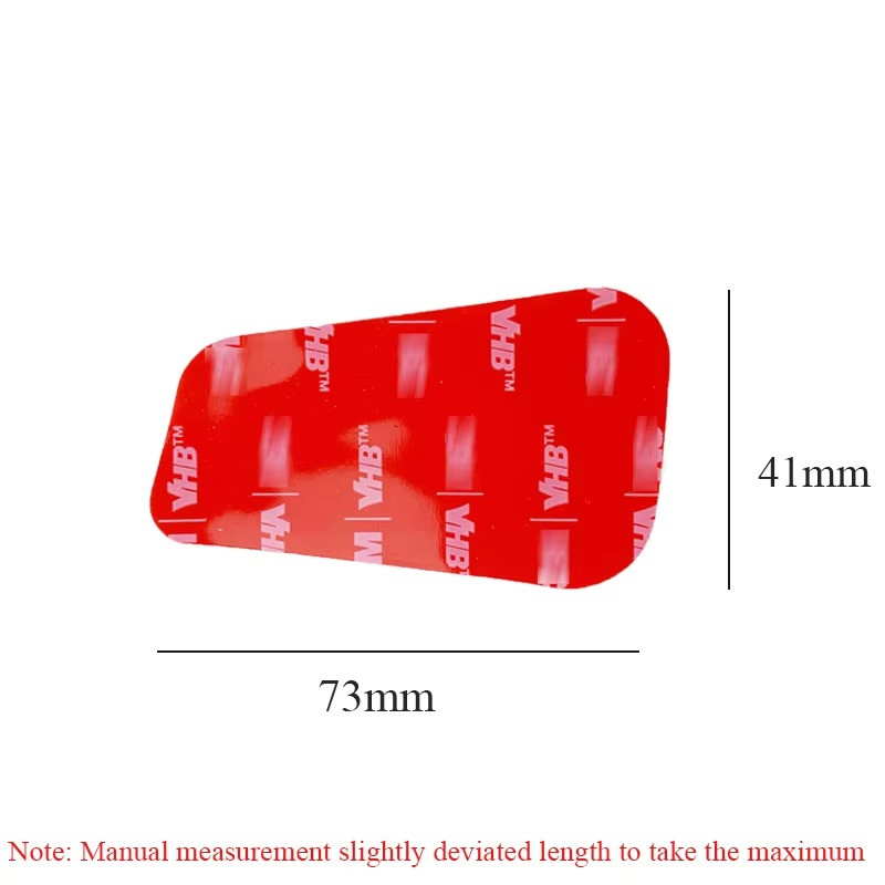 For CARDO PACKTALK Motorcycle Helmet Intercom Base Double-Sided Tape Back 2Pcs