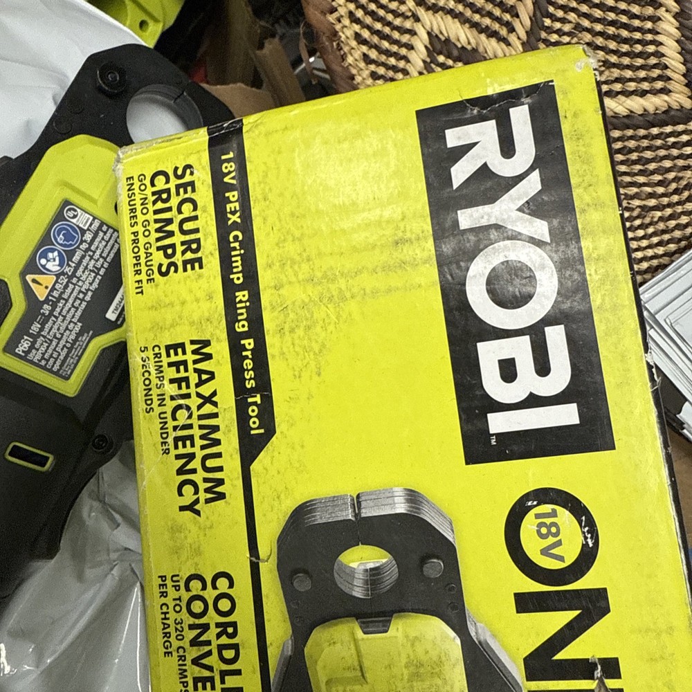 Ryobi ONE + PEX Crimp Ring Press Tool - Tool Only
