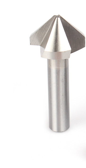 3 Flute 90°HSS Chamfer Countersink Drill Bit Set, 12mm Shank, 30mm & 40mm Length