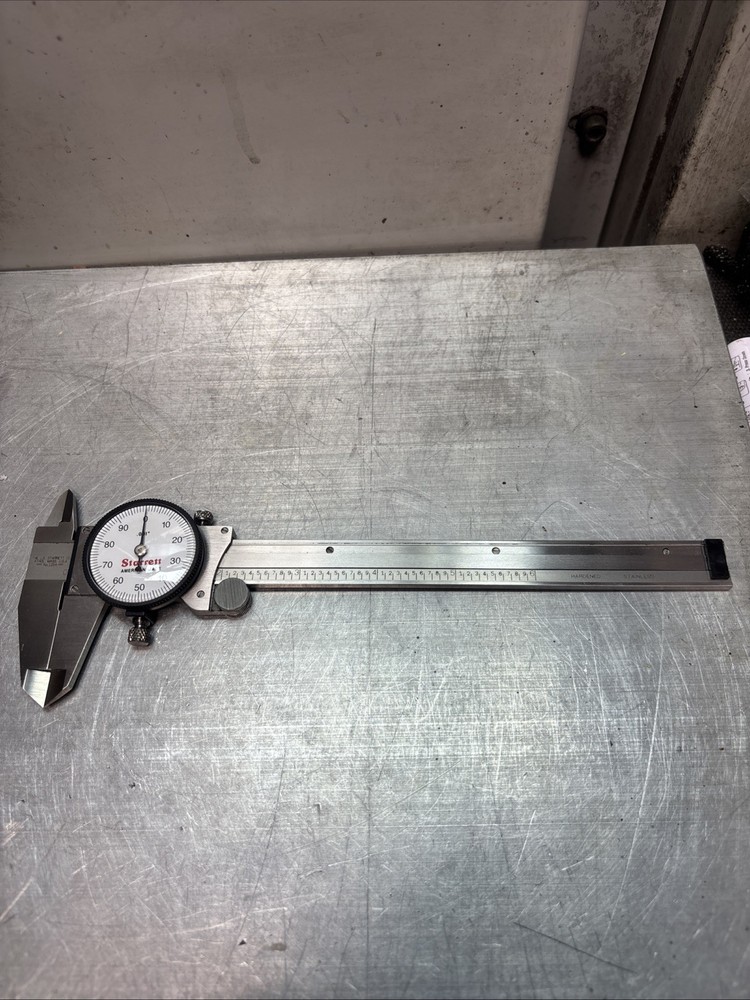 Starrett 120A-6 Dial Caliper - White