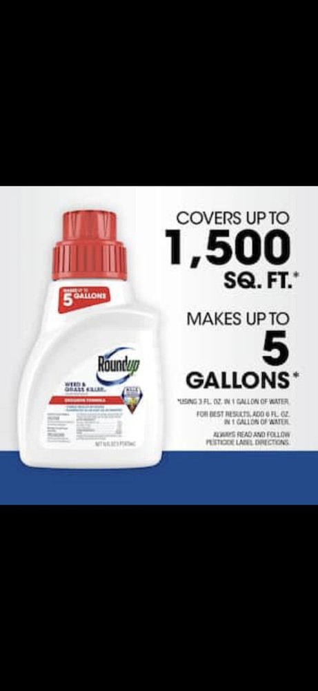 Roundup Weed and Grass Killer Concentrate Plus - 16oz
