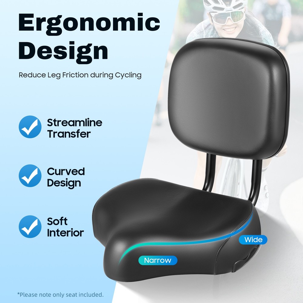 Tricycle saddle all black