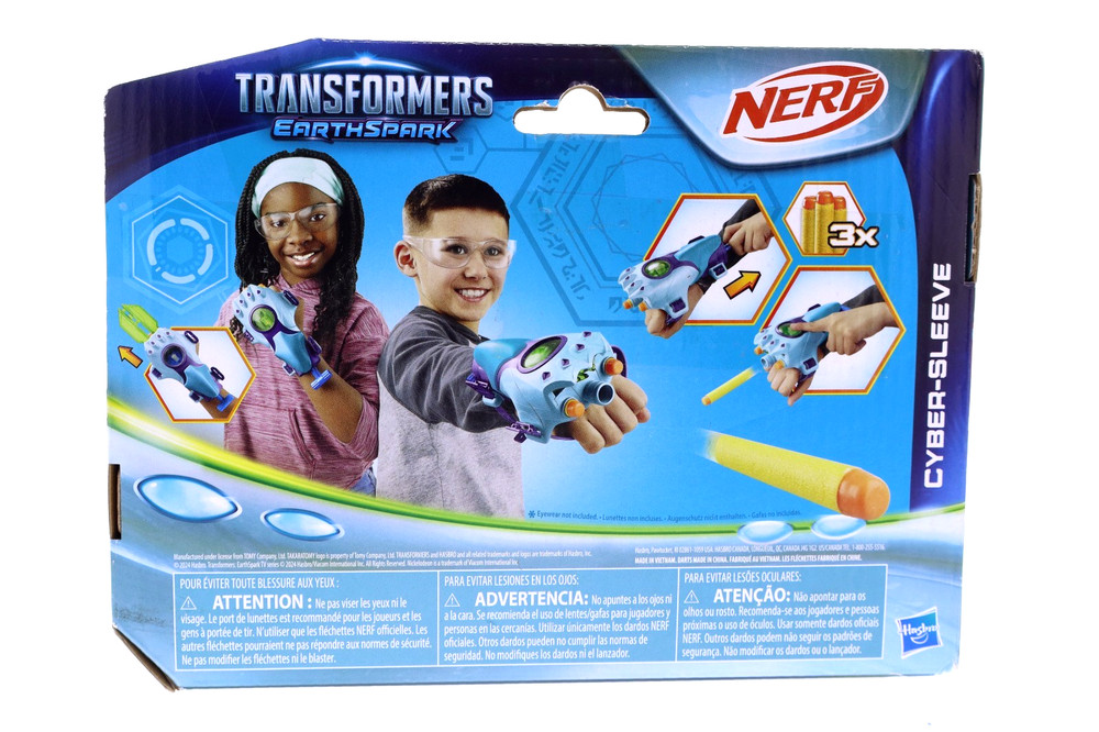 Nerf Transformers EarthSpark Cyber-Sleeve Battle Blaster