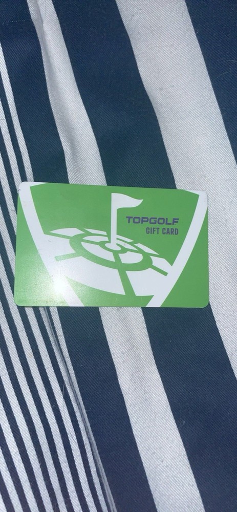 Top Golf $50 Gift Card Unused