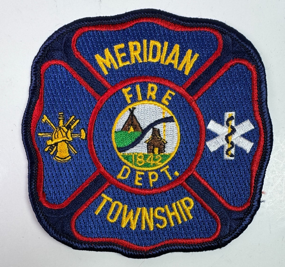 Meridian Township Fire Michigan MI Patch H3