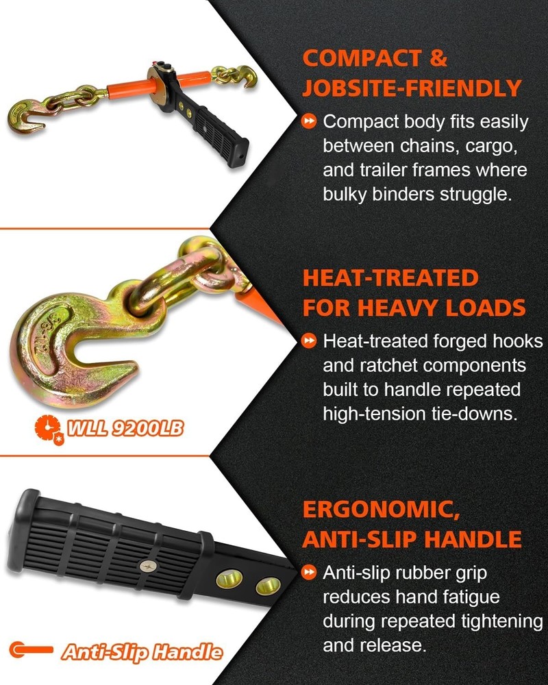 Fast Cargo Securement Bundle | Heavy-Duty Ratchet Binders