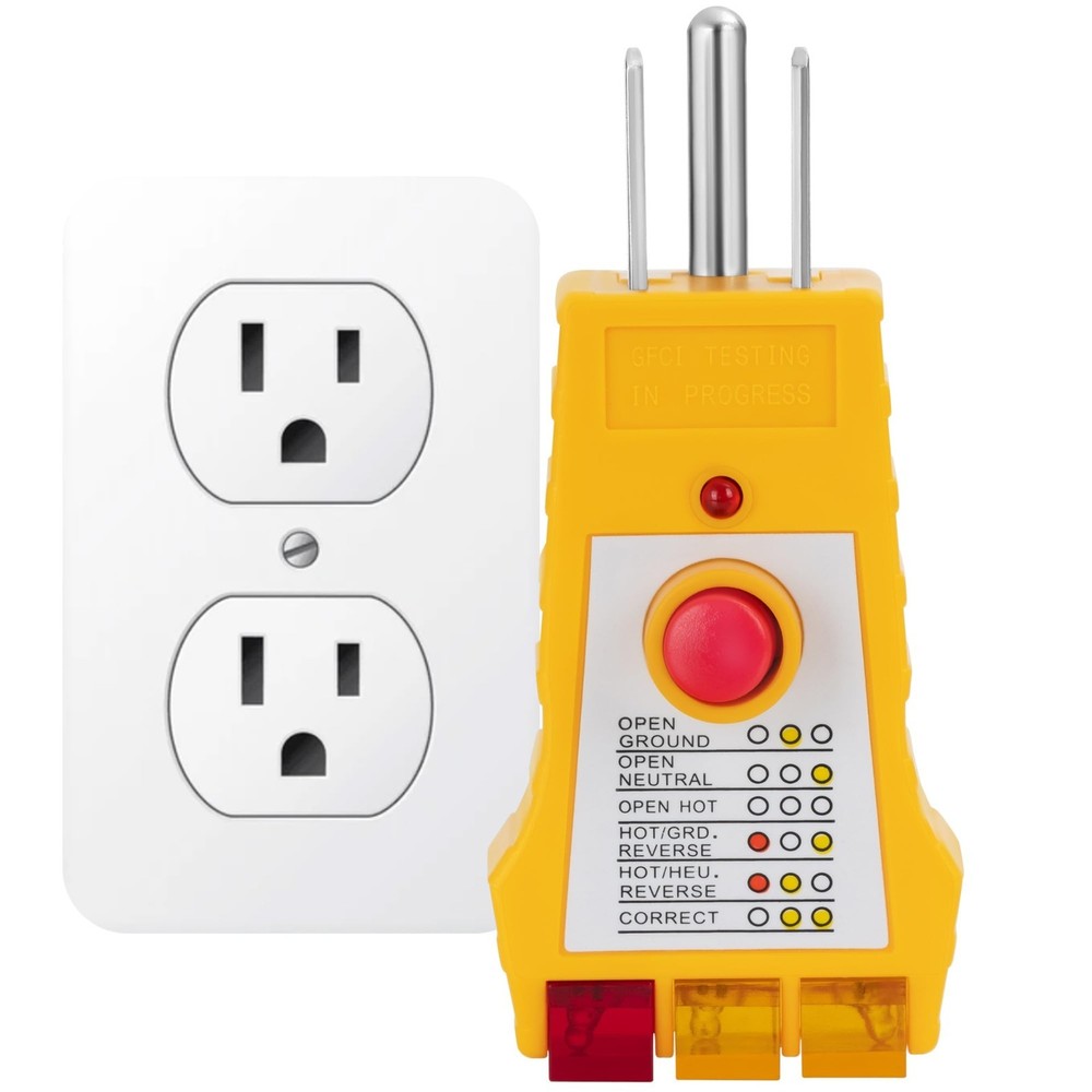 Professional GFCI Outlet Tester Dual-Purpose Electrical Safety Analyzer