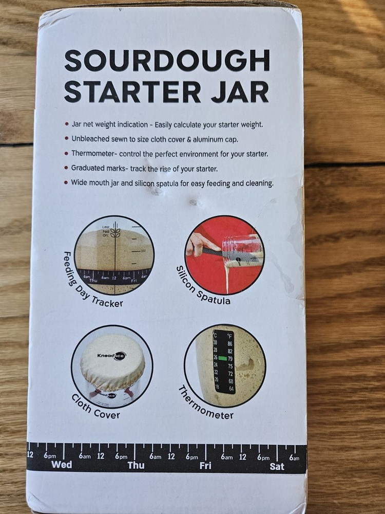 sourdough starter jar