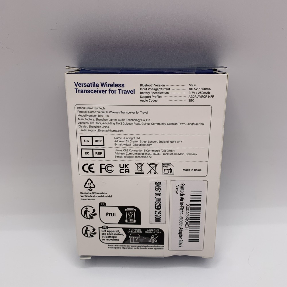 Syntech Versatile Wireless Transceiver For Travel A Open Box Unused