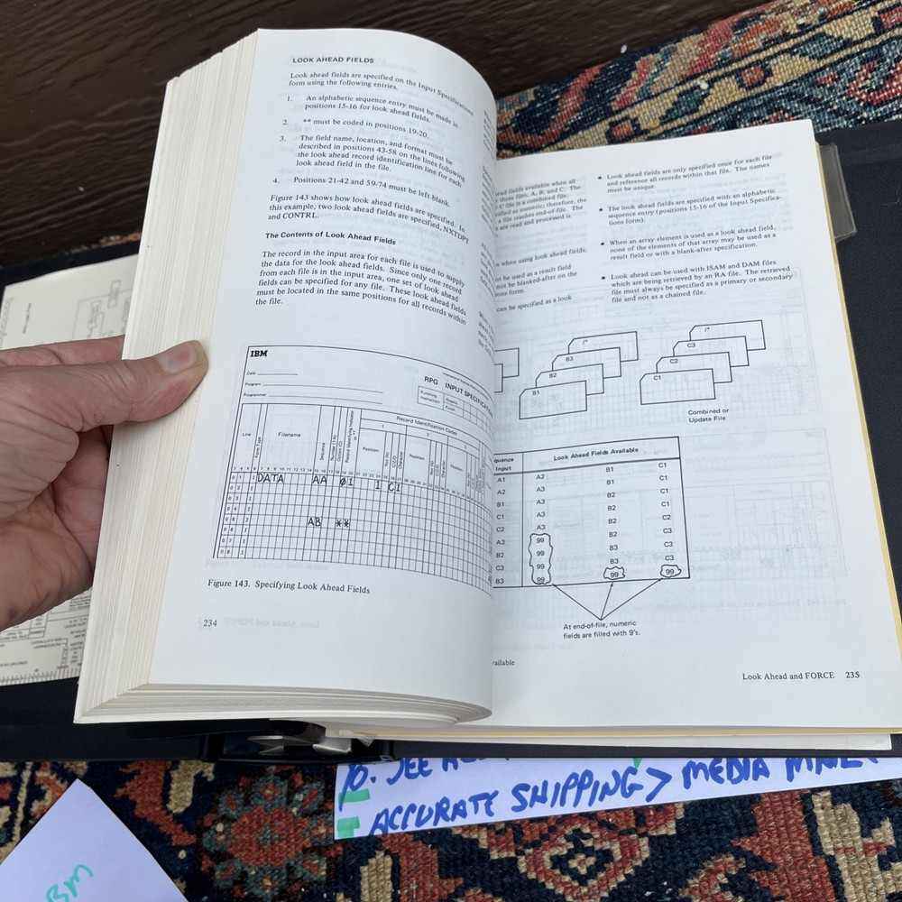 Holy Moly 1976 IBM DOS RPG 2 Computer Program Manual Thick Binder, Rare Book