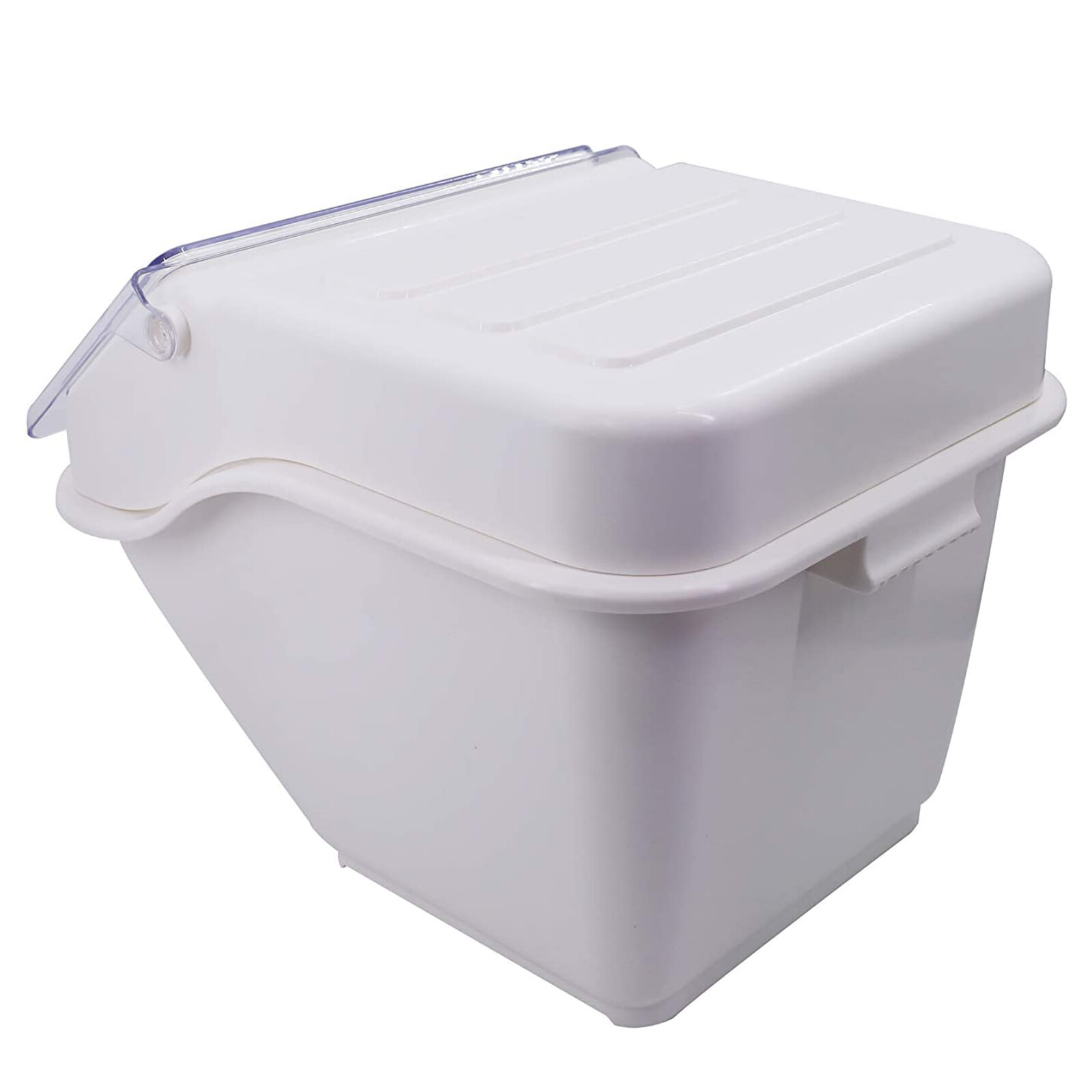 Hakka 8.8 Gallon Ingredient Bin with Scoop 200 Cup Commercial Food Shelf-Storage