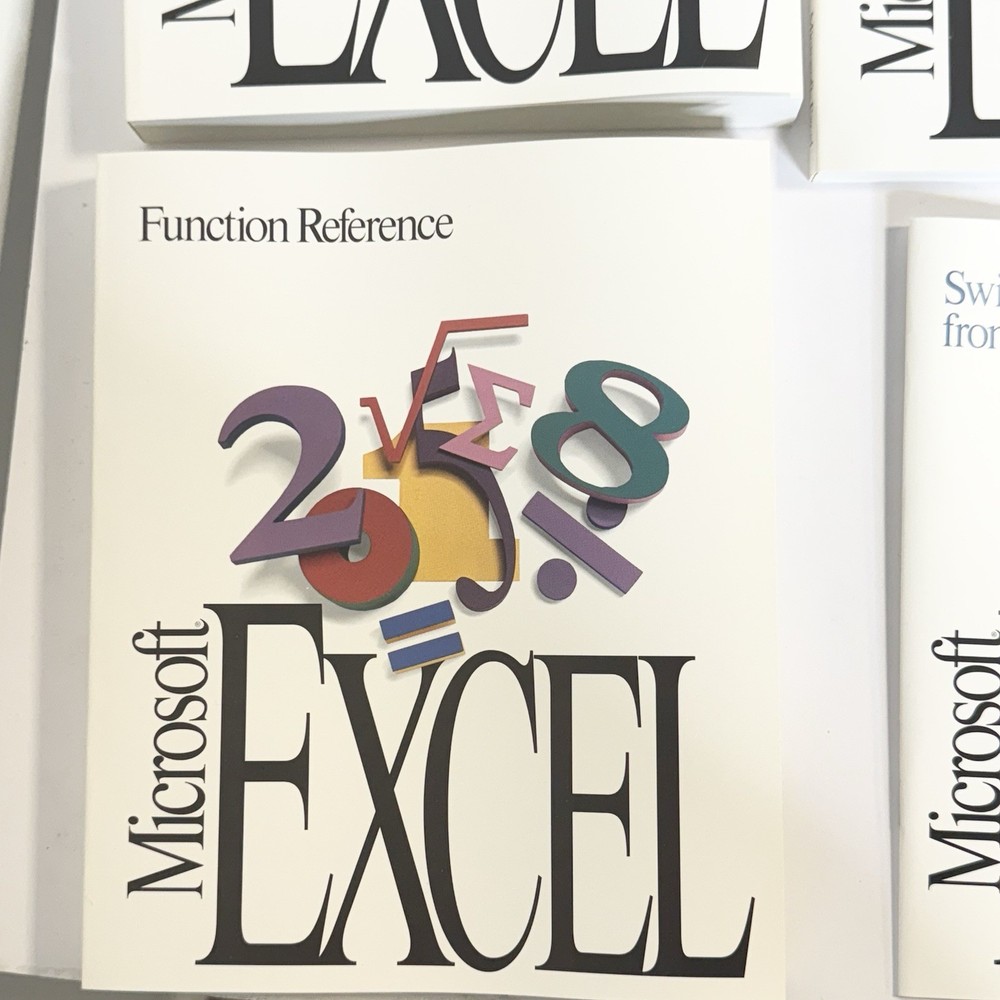 Microsoft Excel for Windows 4.0 Upgrade Version 3.0 Vintage Software READ ALL