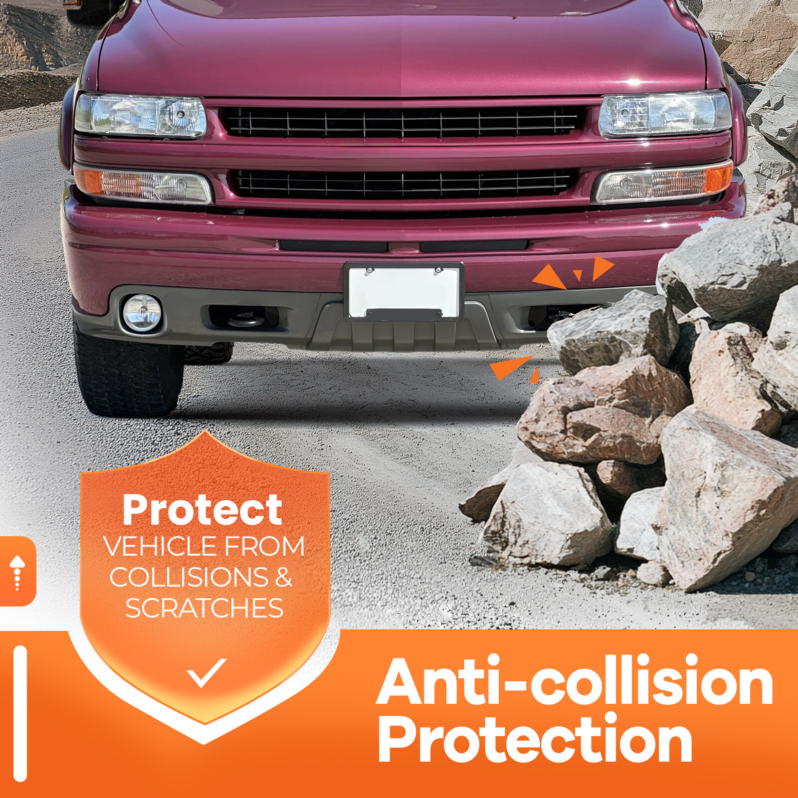 Front Valance For Chevrolet Tahoe Suburban Z71 2003-06 Lower Air Deflector Gray