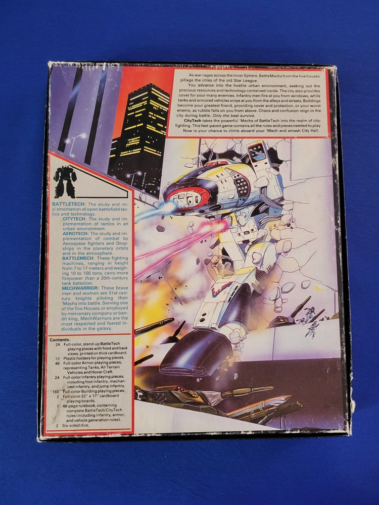 Citytech Box Set - Battletech 1608 (Complete)