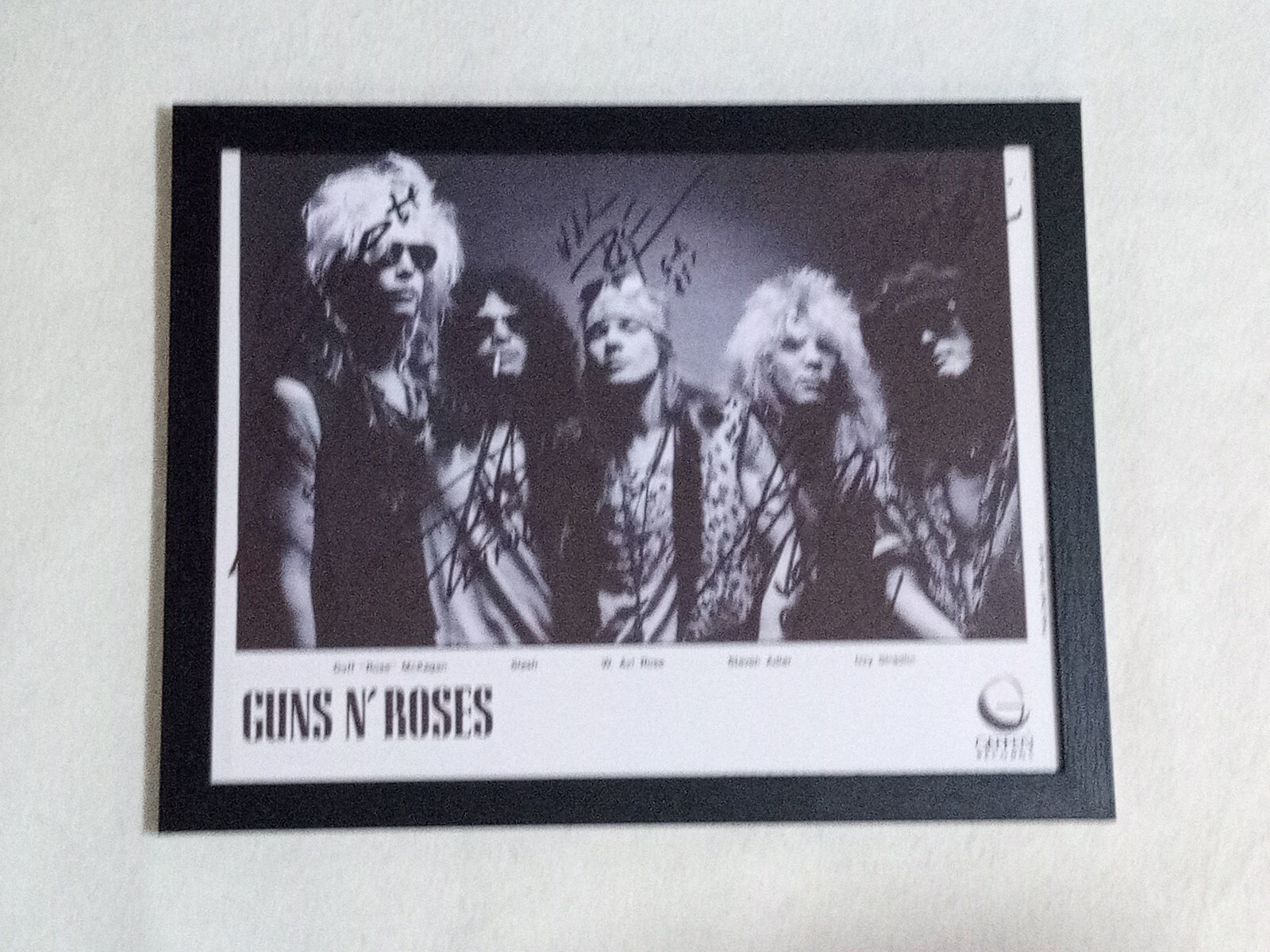 Framed Guns N' Roses band SIGNED reprint 8x10 Photo Autographed Free Shipping