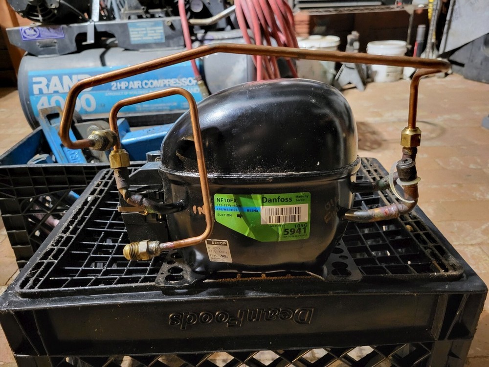 Danfoss NF10FZ R134a Refrigeration Compressor LBP/MBP