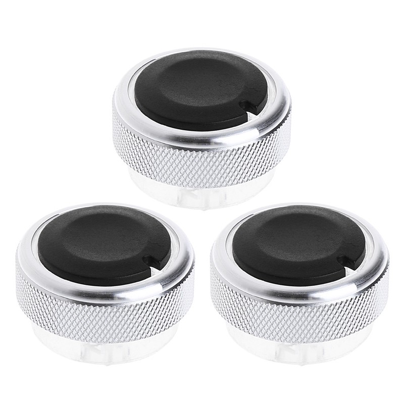 3pcs Air Conditioning Heat Control Switch Button Knobs For Focus 2 Focus 3 05-14