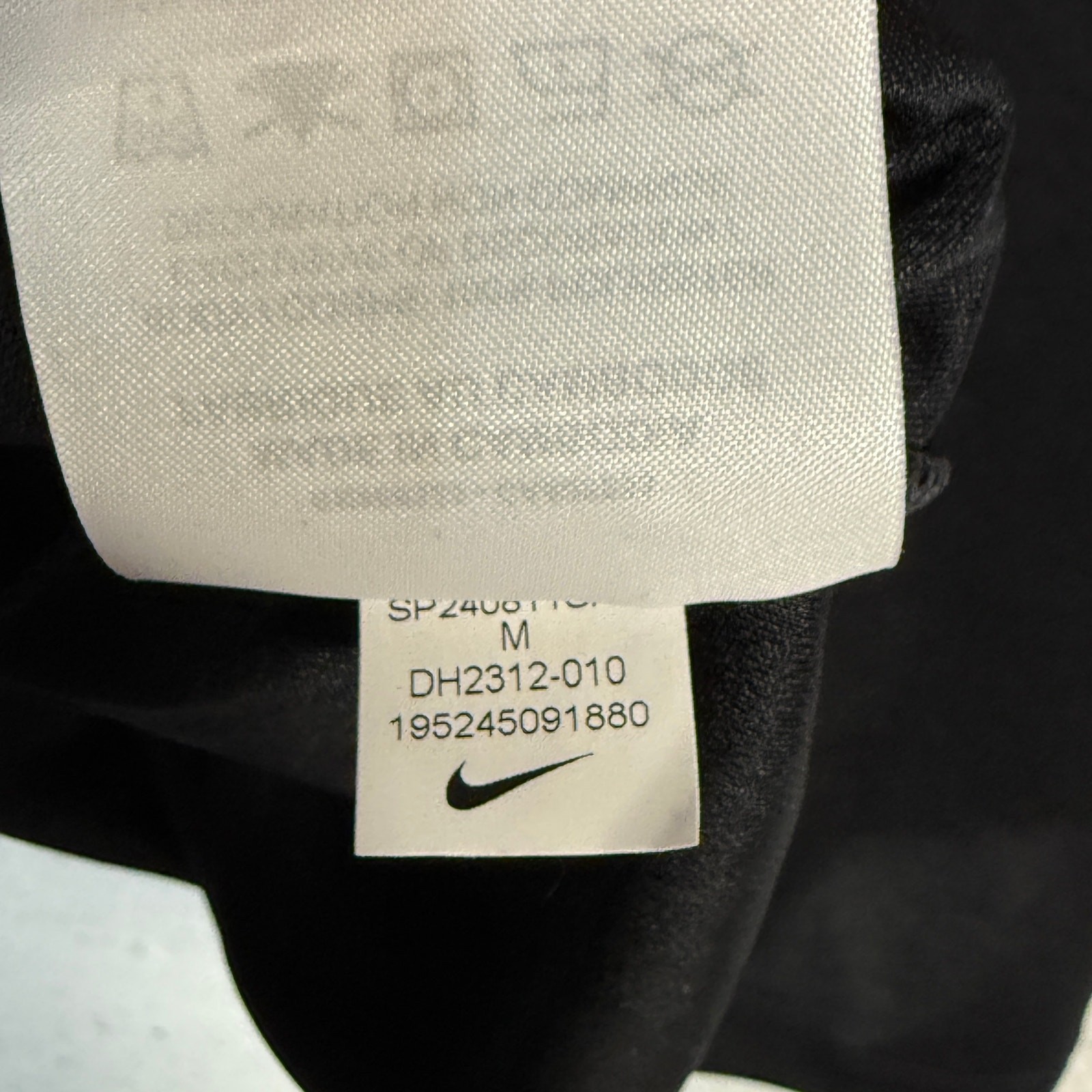 Nike Dri-FIT Victory Sleeveless Golf Polo, black/white Medium