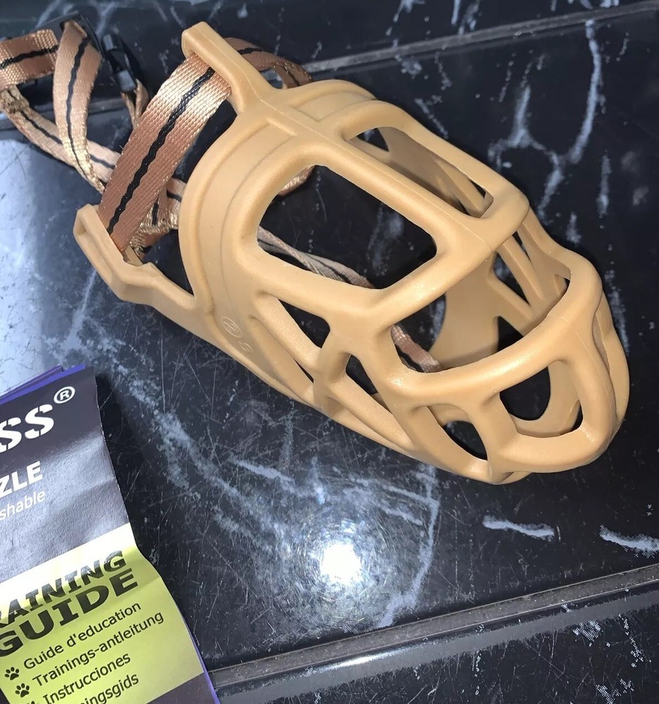 Dog Muzzle Basket Breathable | Prevent Biting Chewing & Barking Allows Drinking