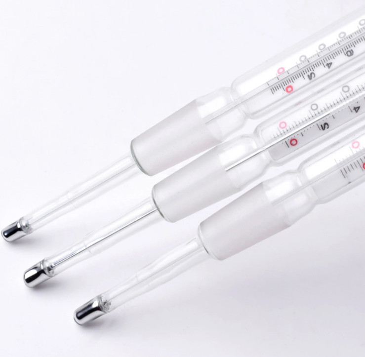 Laboratory Thermometer With Standard Joint, 50mm Immersion