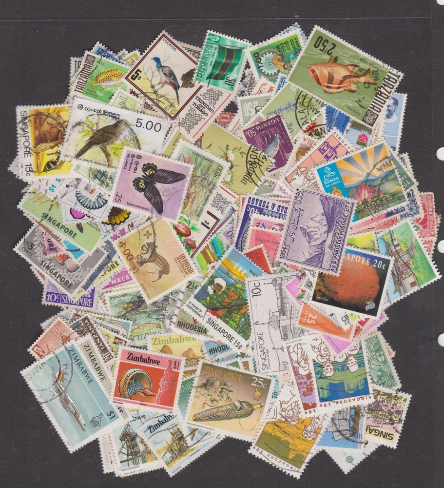 Commonwealth Stamps/countries - (mainly used) - 250 different