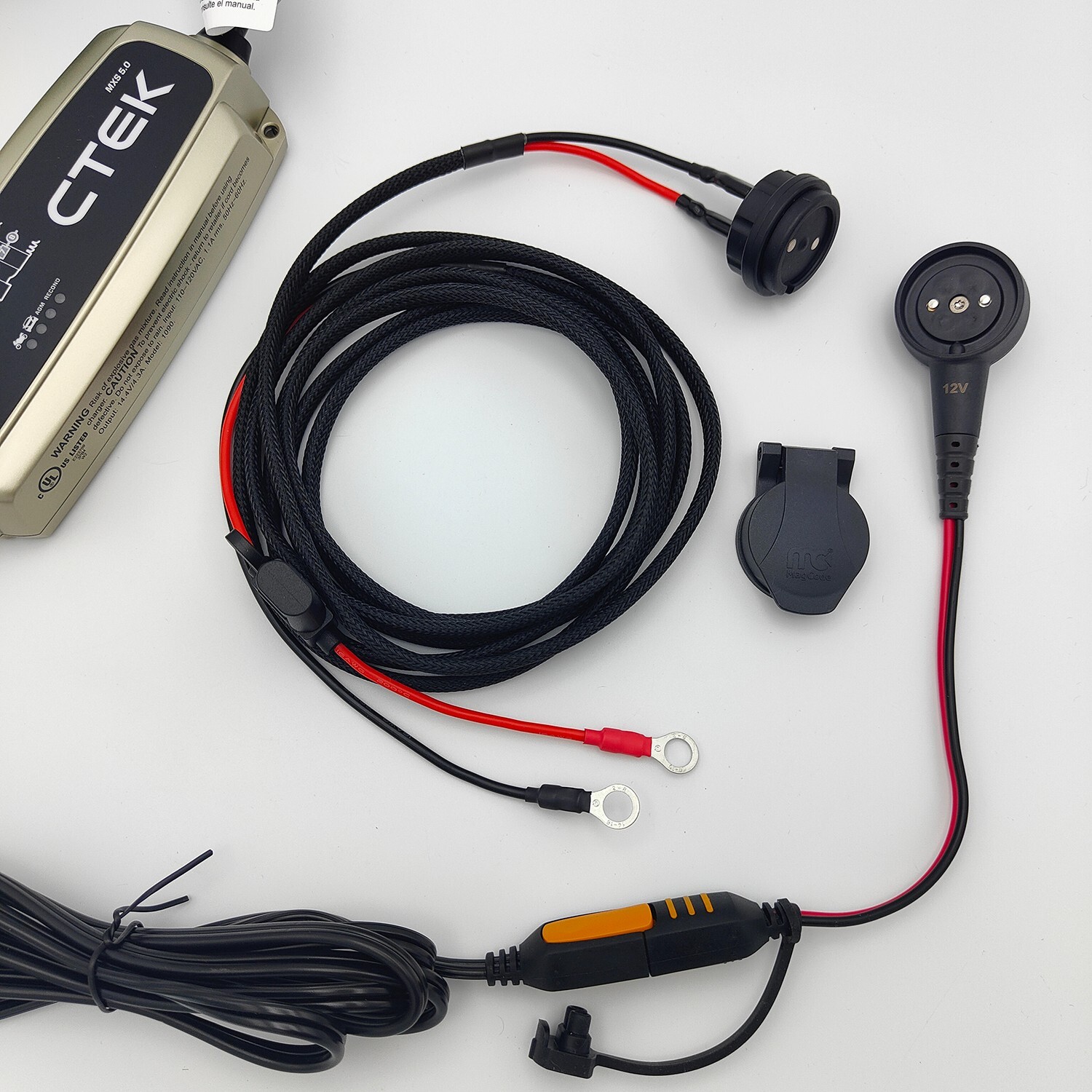 Magnetic Charging Port Mounting Kit for CTEK Chargers: Mercedes-Benz Porsche BMW