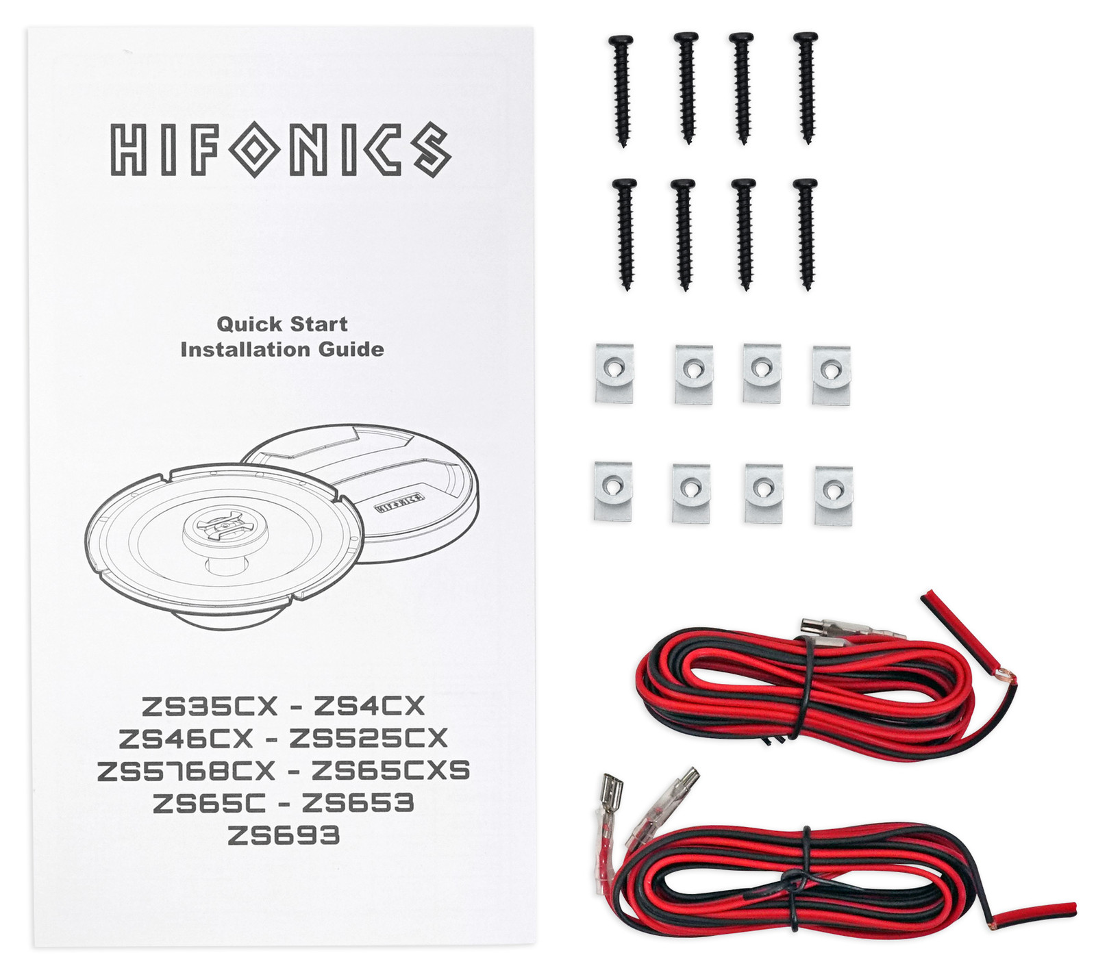 (4) Hifonics ZS5768CX 5x7" or 6x8" 1000 Watt Coaxial Car Audio Speakers