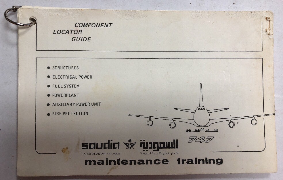 Saudia 747 Component Locator Guide Maintenance Training