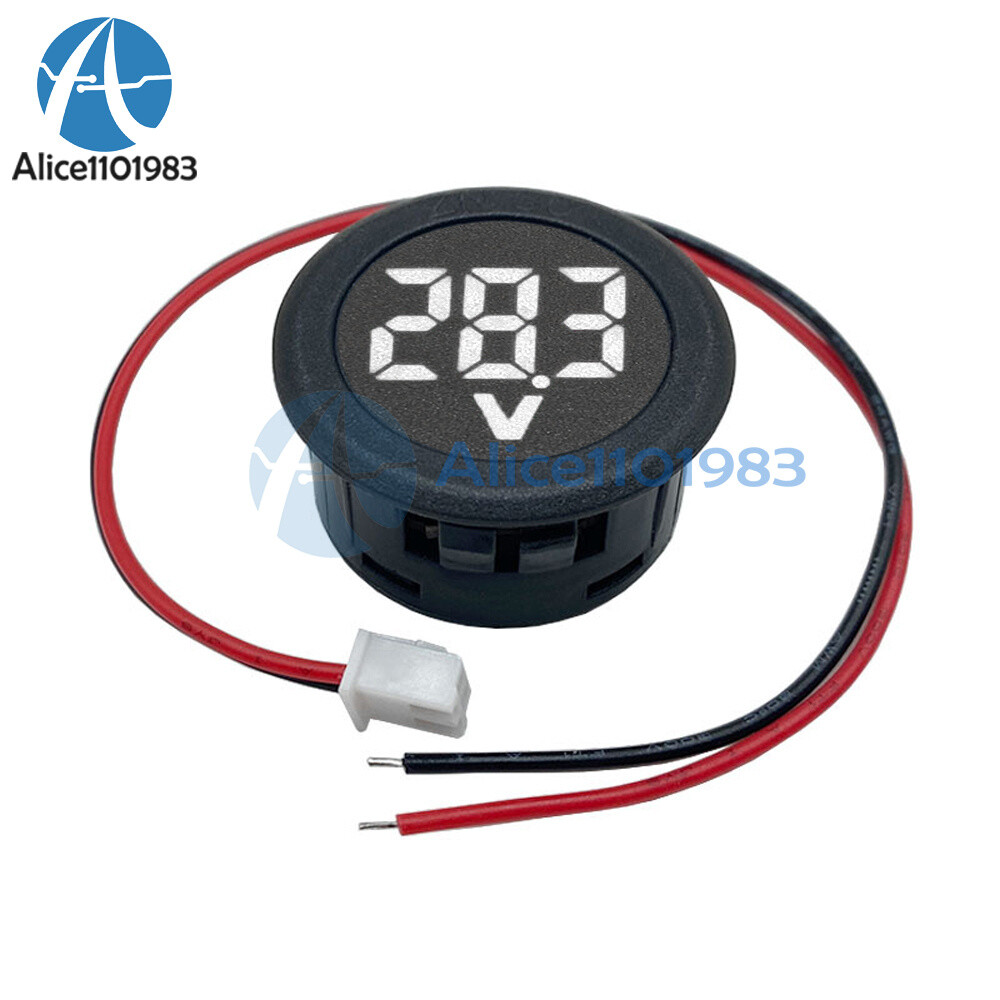 DC5V-100V Voltmeter Digital Display Voltage Meter Tester Panel Voltage Indicator