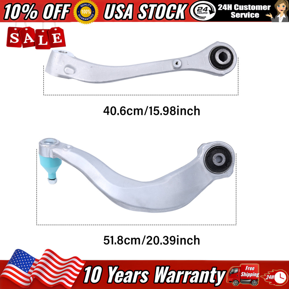 4Pcs Front Lower Rearward Forward Control Arms Kit for 2020-2023 Ford Explorer
