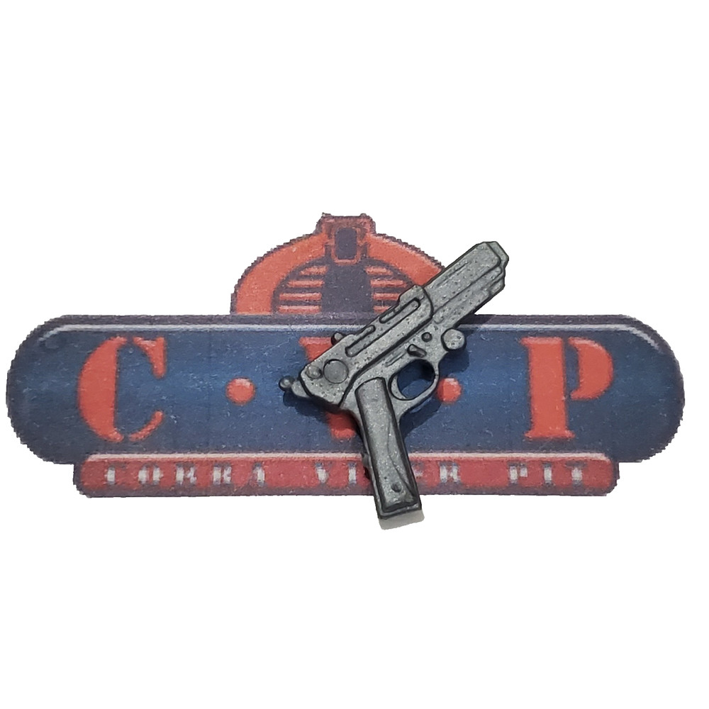 1987 GI JOE PISTOL ( Lifeline ) Battle Gear Accessory Pack #5 Hasbro Part Gun