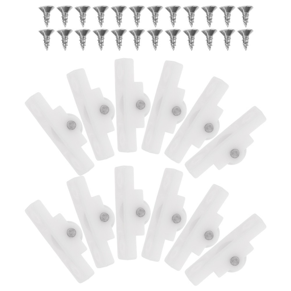 12 Pcs Upright Freezer Rollers Fridge Cabinet Sliding Leveling Glides