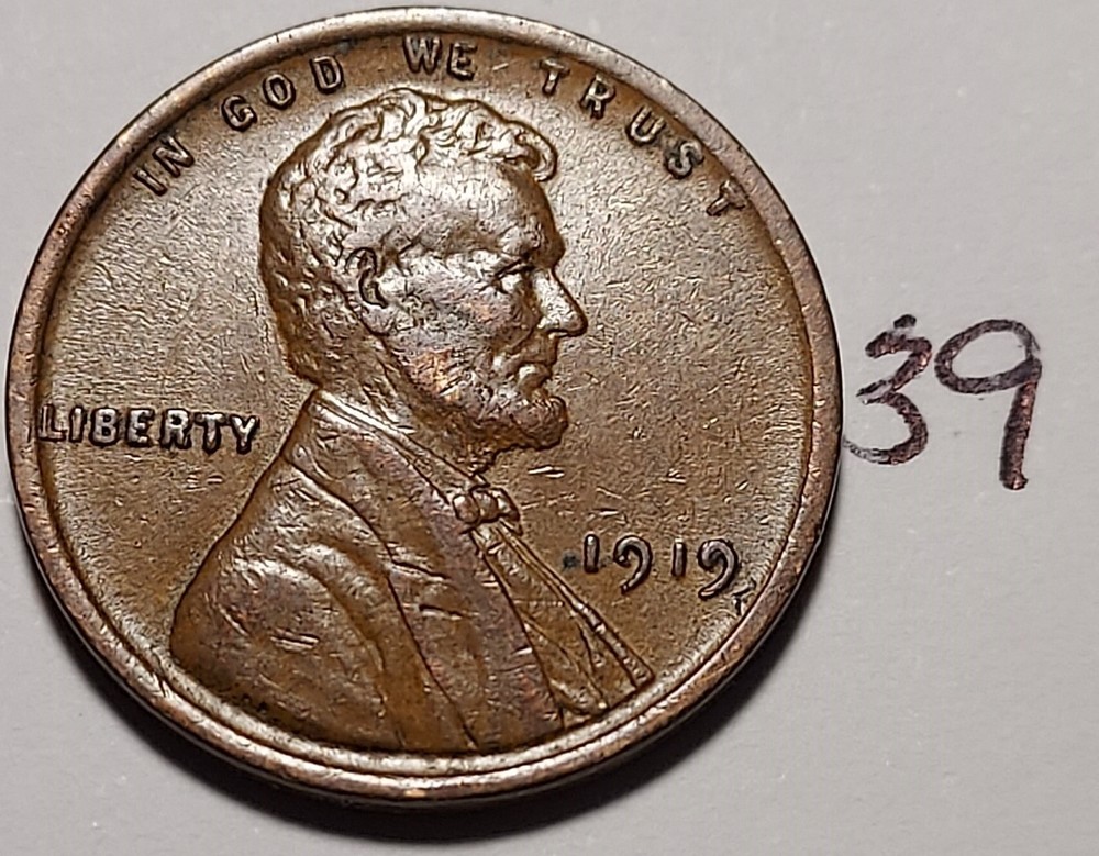 1919 Lincoln Wheat Cent   #39