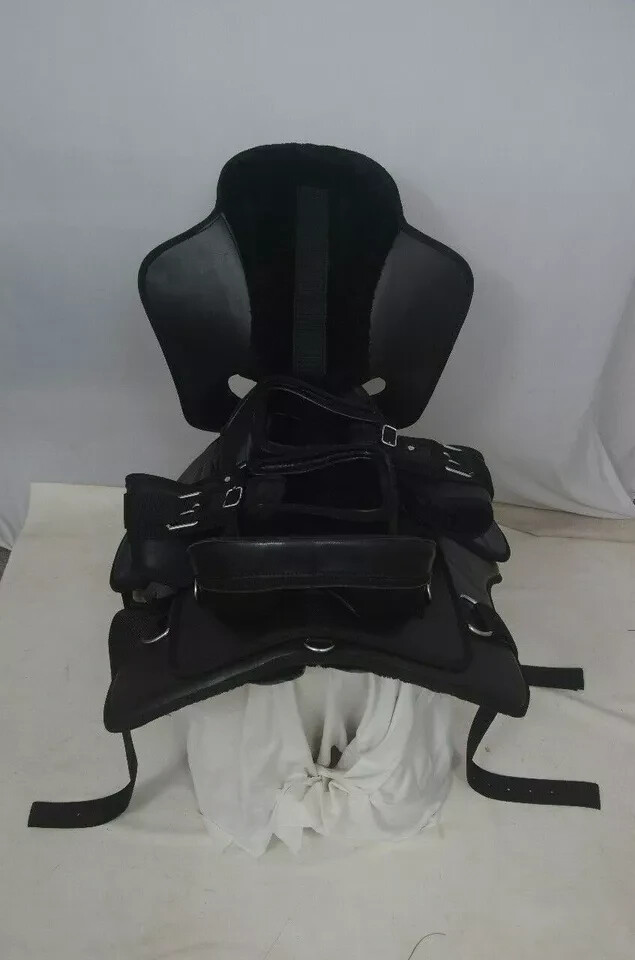 Western style Synthetic Treeless Saddle with Extra Panel (Size 15")