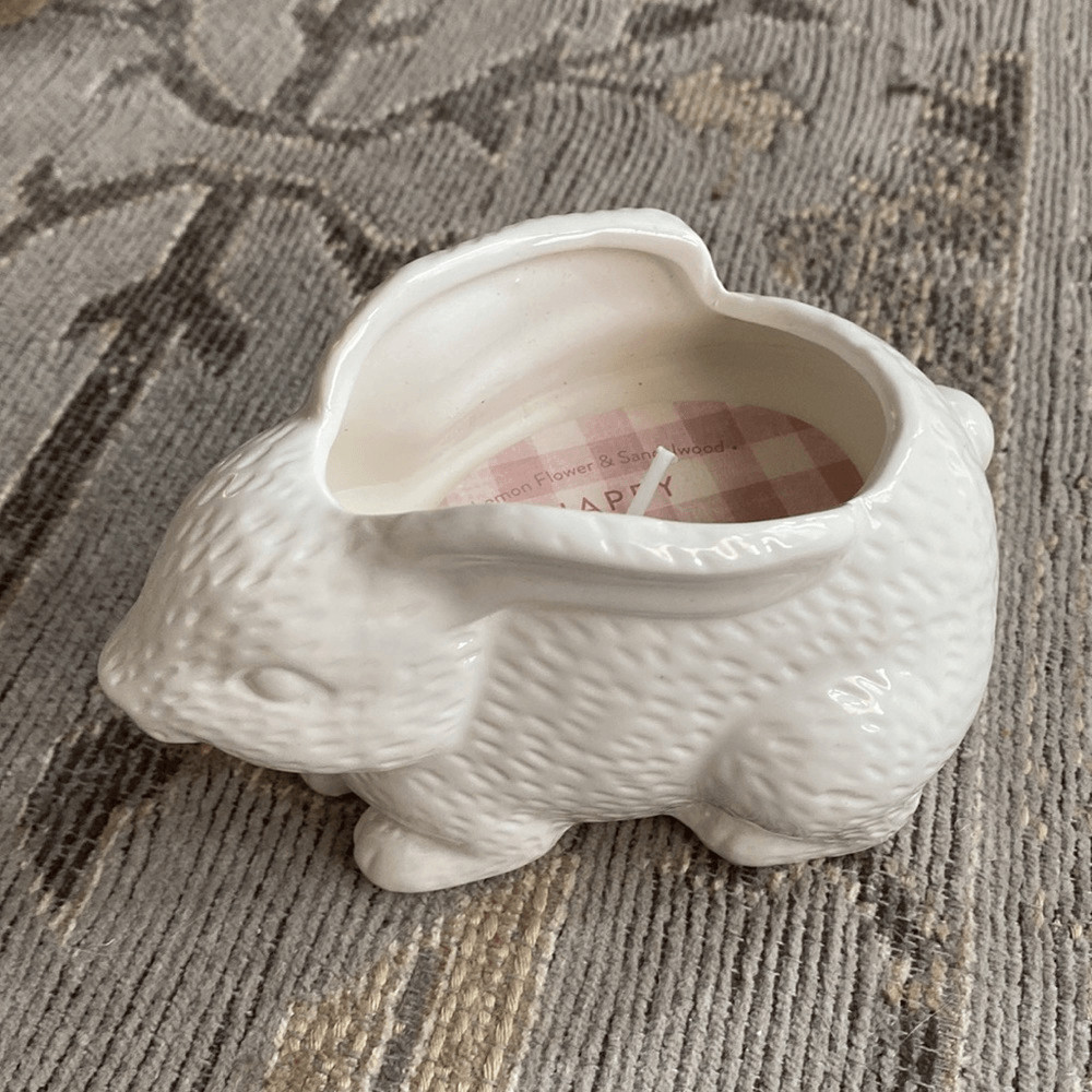 Threshold Ceramic Candle Bunny