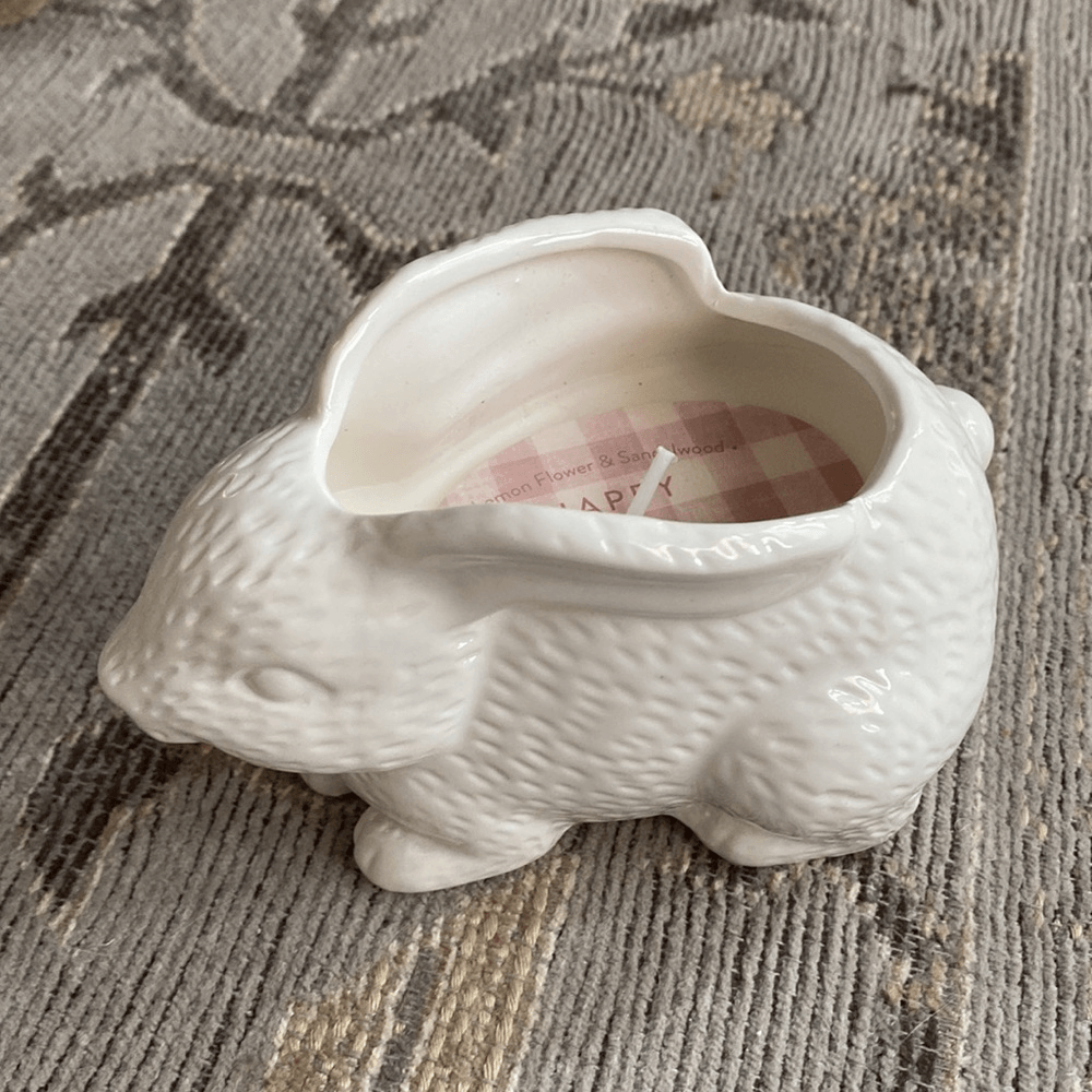 Threshold Ceramic Candle Bunny