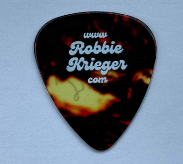 The Doors Robby Krieger Signature 2023 Tour Guitar Pick Stage Concert Plectrum