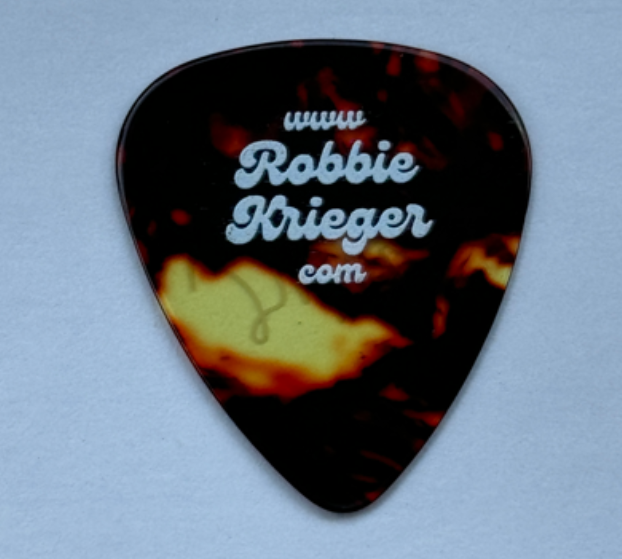 The Doors Robby Krieger Signature 2023 Tour Guitar Pick Stage Concert Plectrum