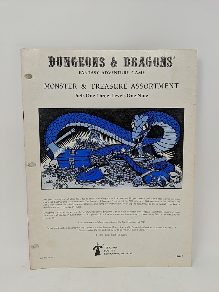Dungeons & Dragons Monster & Treasure Assortment: Levels One - Three