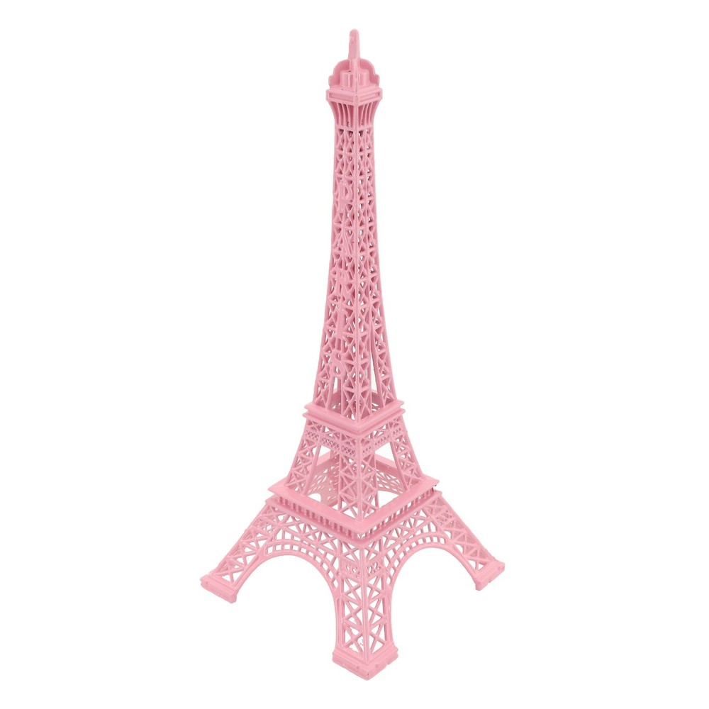 Table Eiffel Tower Decor Statue Figurine Office Metal Ornaments