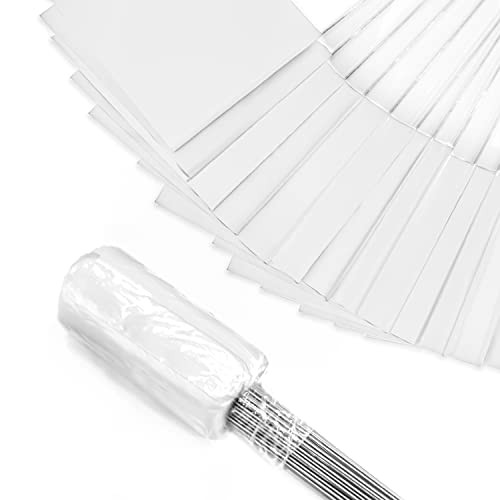 100Pack Marking Flags, Writable/15x4x5 Inch, Yard Flags for 100 Pack White