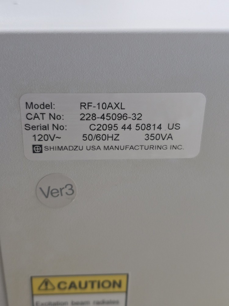 Shimadzu RF-10AXL Fluorescence Detector