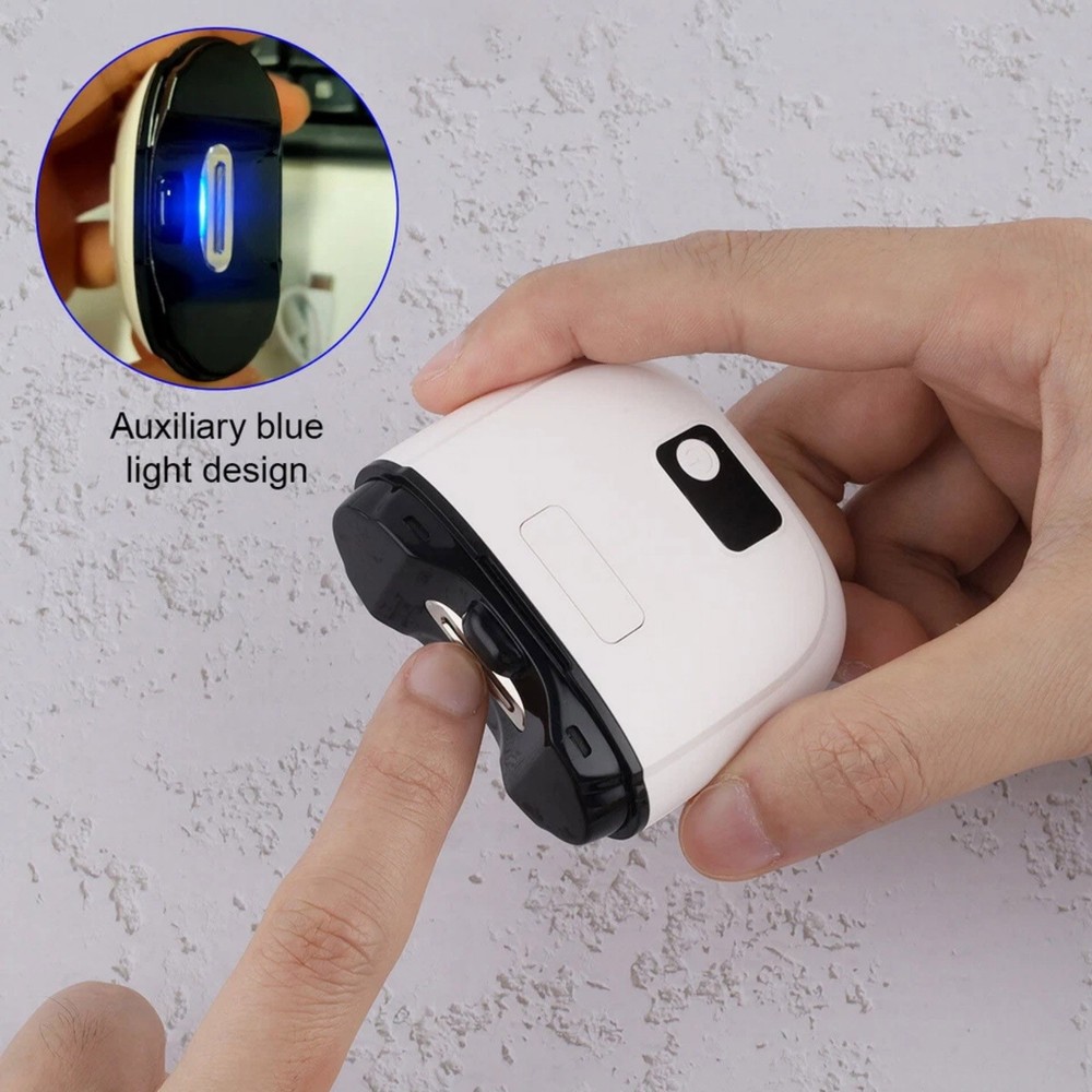 Electric Automatic Nail Clipper Grinder with 3 Speed Settings & Digital Display
