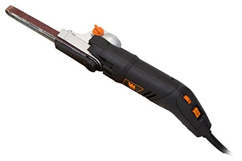 Variable Speed Detail Sander, 1/2"x18" Belt, Compact & Versatile Tool for Precis