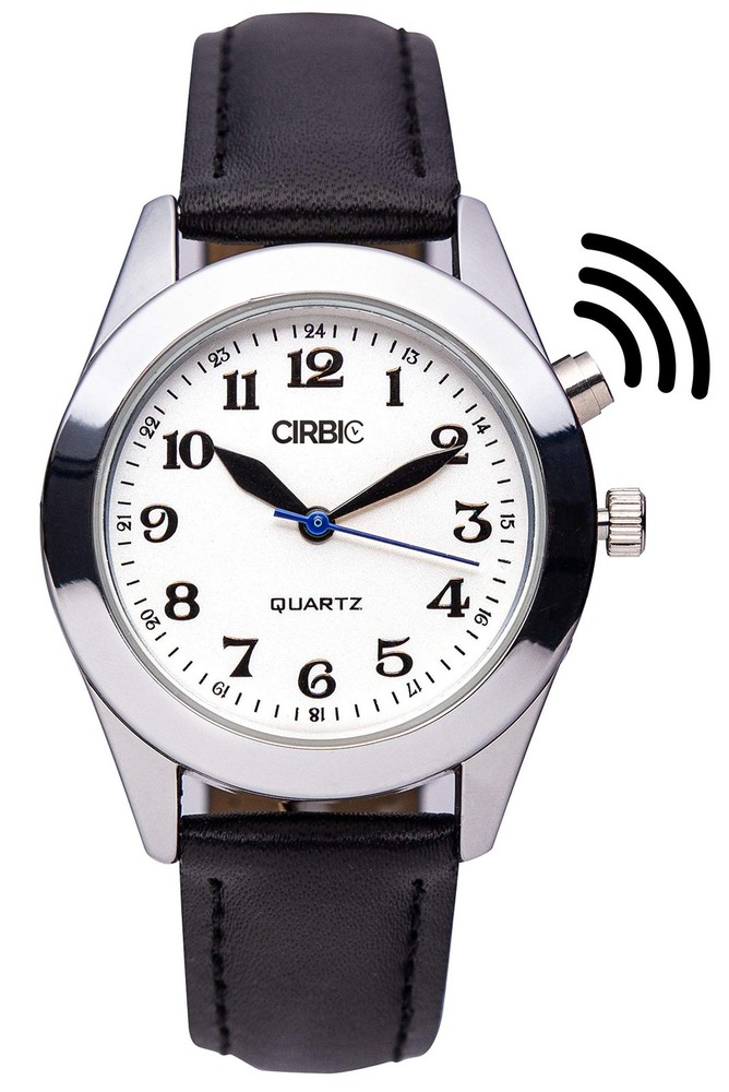 Talking Watch for Visually impaired, Blind Black