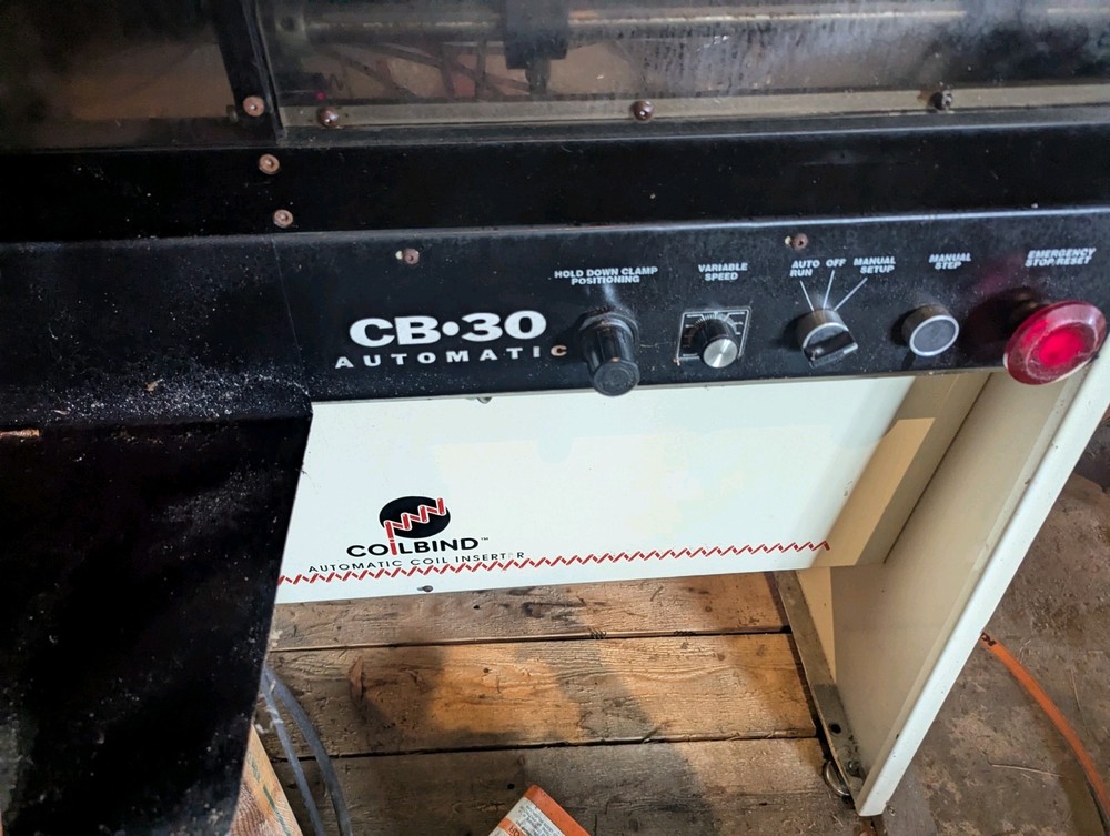 JBI Uni Coil CB30 Automatic Plastic Coil Inserter