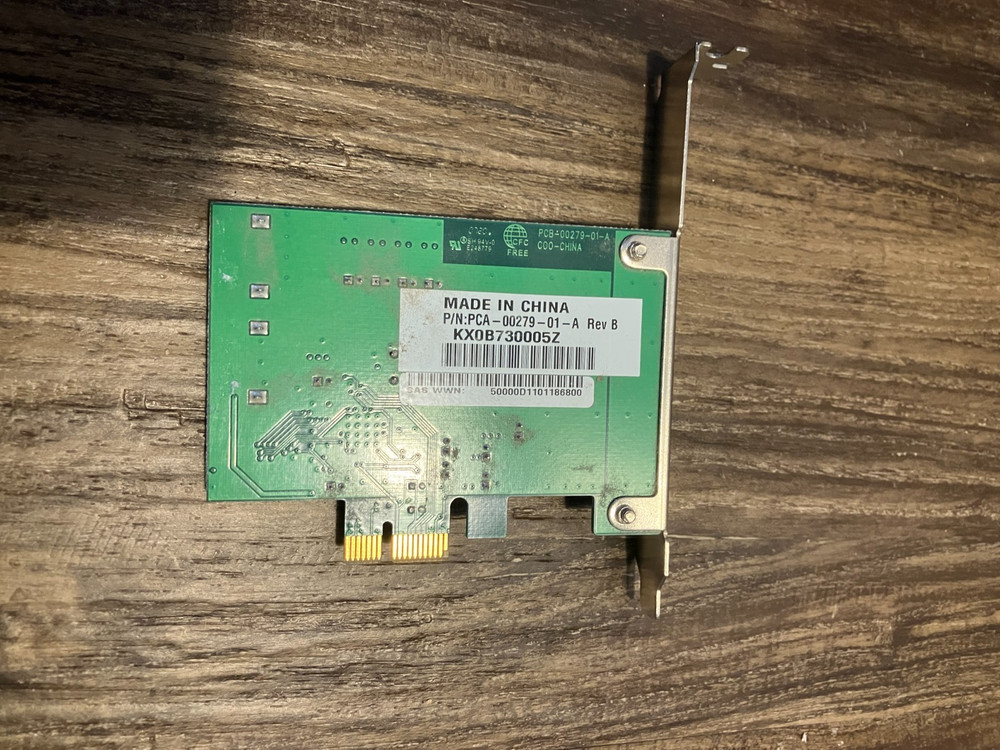 Adaptec AAR-1220SA SATA RAID Controller Card PCA-00279-01-A PCIe